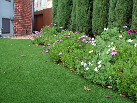 Artificial Grass Photos: Artificial Grass Installation Midland, Washington Paver Patio, Small Front Yard Landscaping