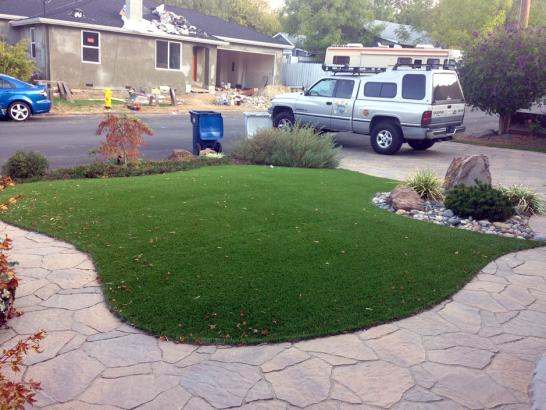 Artificial Grass Photos: Artificial Grass Installation Pasco, Washington Lawns, Front Yard Landscaping