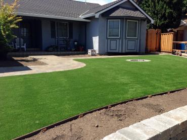 Artificial Grass Photos: Installing Artificial Grass Three Lakes, Washington Landscape Rock, Front Yard Design